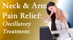 Minster Chiropractic Center relieves neck pain and related arm pain by using gentle motion-based manipulation. 