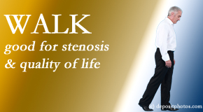 Minster Chiropractic Center encourages walking and guideline-recommended non-drug therapy for spinal stenosis, decrease of its pain, and improvement in walking.