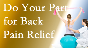 Minster Chiropractic Center calls on back pain sufferers to participate in their own back pain relief recovery. 