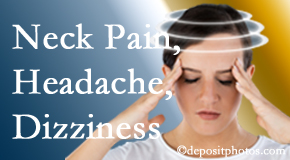 Minster Chiropractic Center helps relieve neck pain and dizziness and related neck muscle issues.