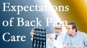 The pain relief expectations of Minster back pain patients influence their satisfaction with chiropractic care. What is realistic?