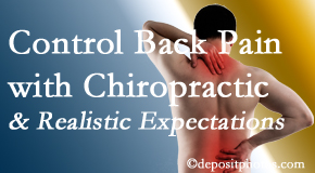 Minster Chiropractic Center helps patients set realistic goals and find some control of their back pain and neck pain so it doesn’t necessarily control them. 