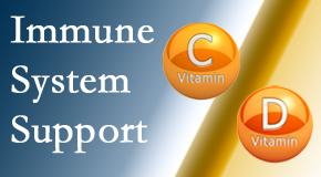 Minster Chiropractic Center presents details about the benefits of vitamins C and D for the immune system to fight infection. 