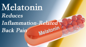 Minster Chiropractic Center presents new findings that melatonin interrupts the inflammatory process in disc degeneration that causes back pain.