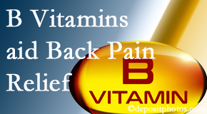 Minster Chiropractic Center may include B vitamins in the Minster chiropractic treatment plan of back pain sufferers. 
