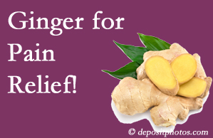 Minster chronic pain and osteoarthritis pain patients will want to check out ginger for its many varied benefits not least of which is pain reduction. 