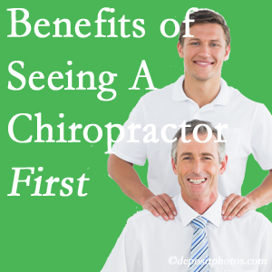 Getting Minster chiropractic care at Minster Chiropractic Center first may reduce the odds of back surgery need and depression.