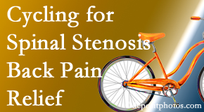 Minster Chiropractic Center encourages exercise like cycling for back pain relief from lumbar spine stenosis.