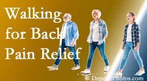 Minster Chiropractic Center often recommends walking for Minster back pain sufferers.