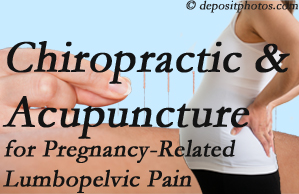 Minster chiropractic and acupuncture may help pregnancy-related back pain and lumbopelvic pain.