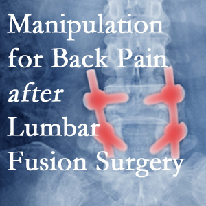 Minster chiropractic spinal manipulation helps post-surgical continued back pain patients discover relief of their pain despite fusion. 