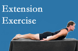 Minster Chiropractic Center recommends extensor strengthening exercises when back pain patients are ready for them.